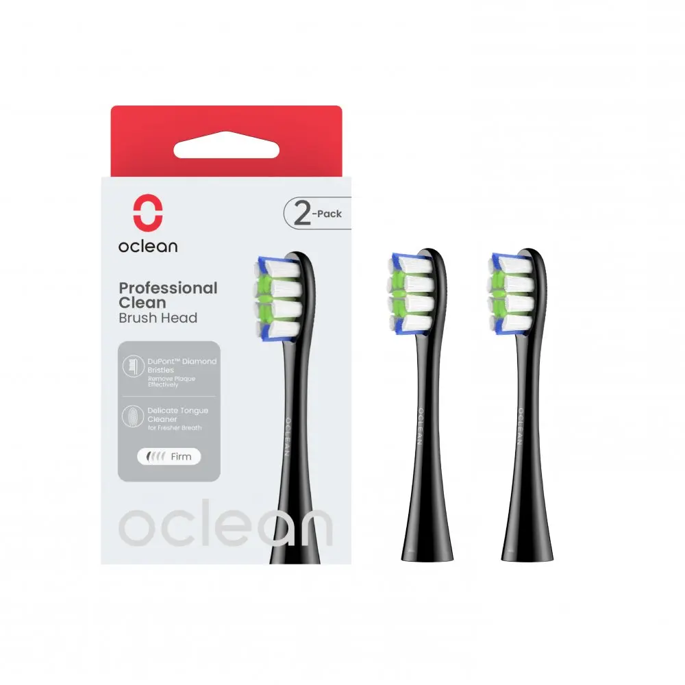 Oclean náhradní hlavice Professional Clean, 2 ks (černé)