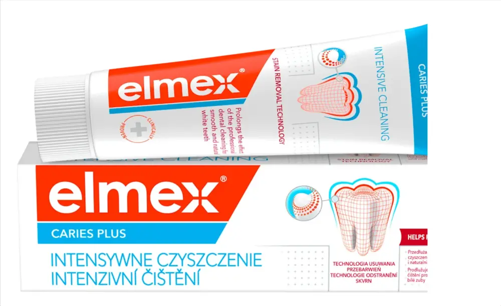 Elmex Intensive Cleaning bělící zubní pasta, 50ml