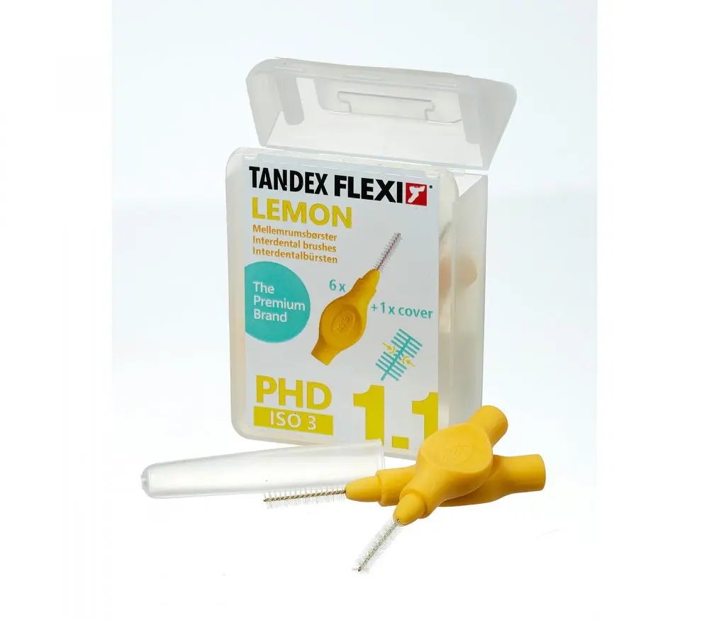 Tandex Flexi mezizubní kartáčky 1,1mm (žluté), 6ks