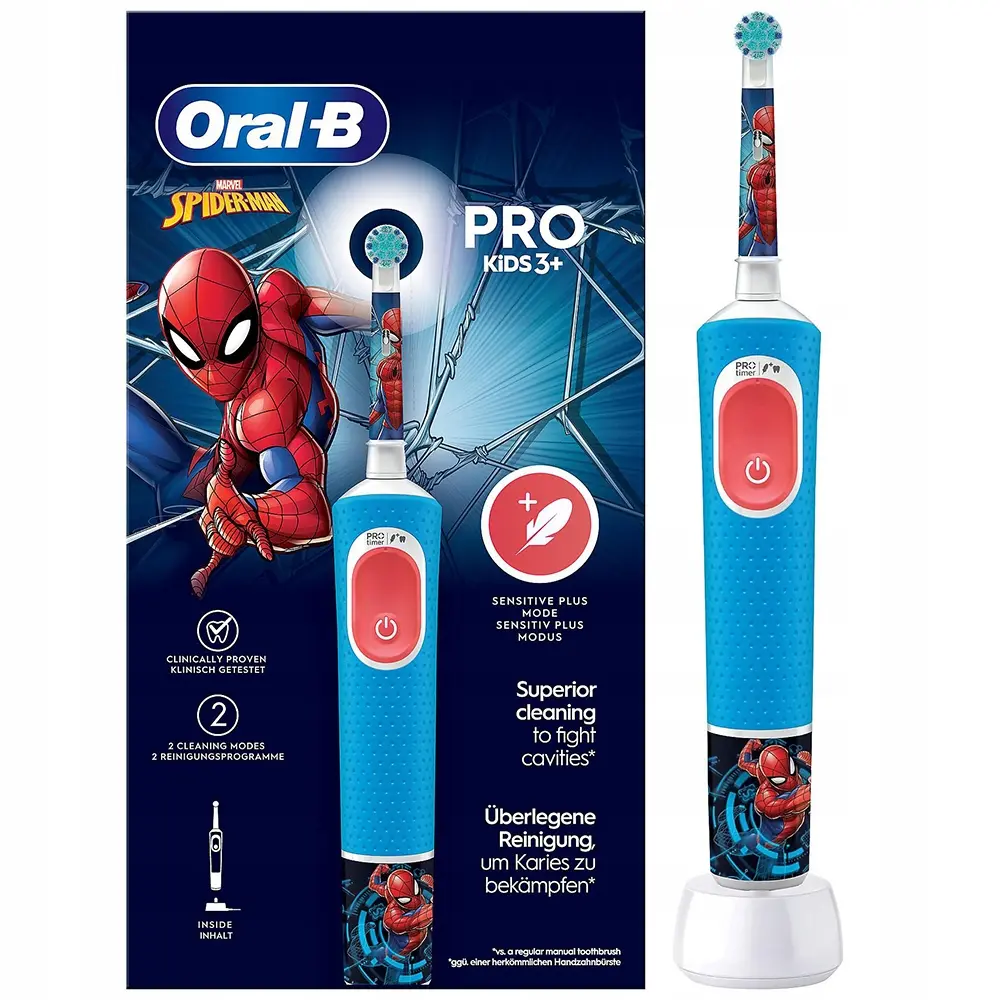 Oral-B Vitality Kids PRO elektrický zubní kartáček SPIDERMAN