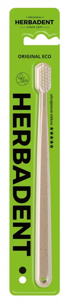 Herbadent ORIGINAL ECO zubní kartáček s ultra jemnými vlákny 5*