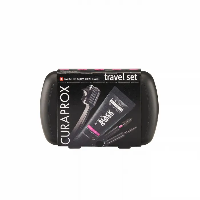 CURAPROX Travel set Black is White