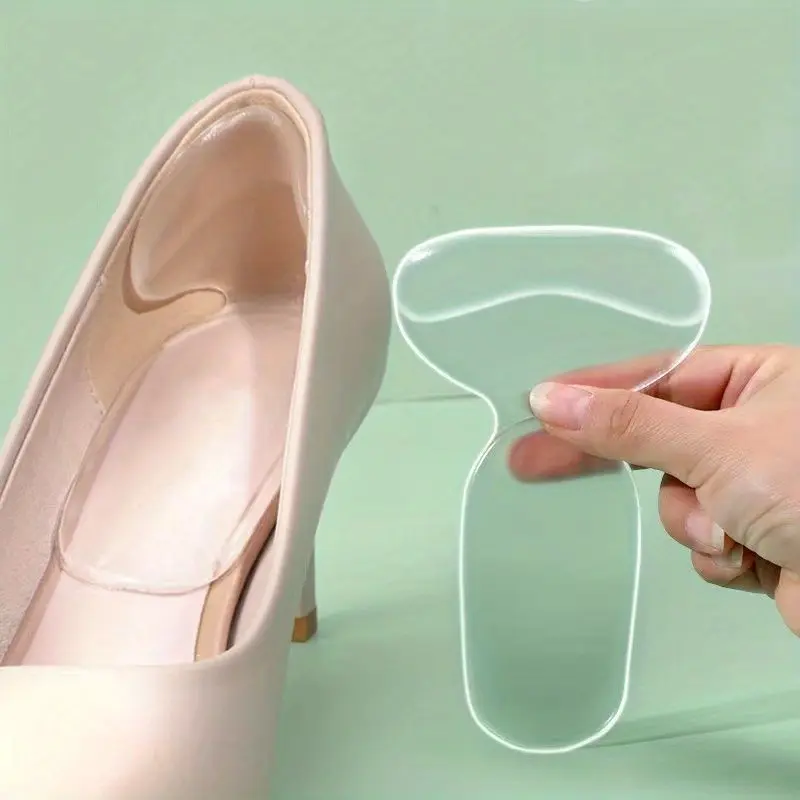 Patní gelové vložky do bot, transparent, 2 ks