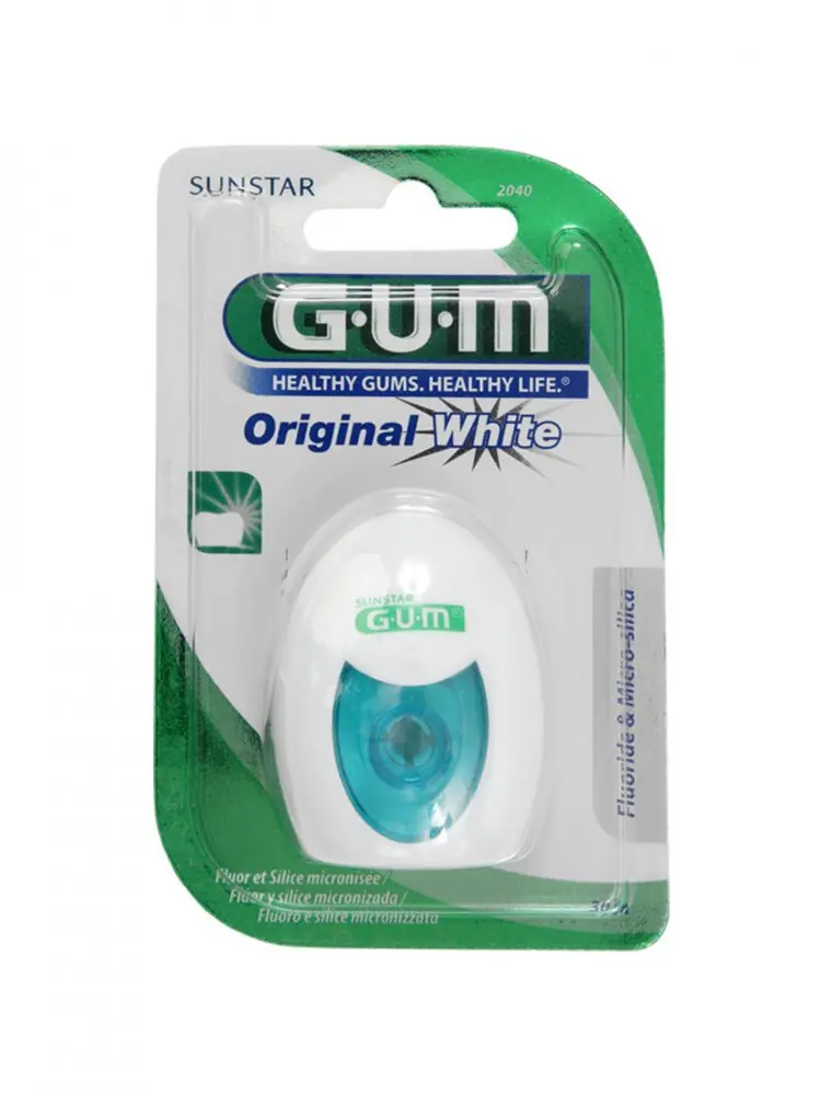 GUM Original White bělící zubní nit, 30m