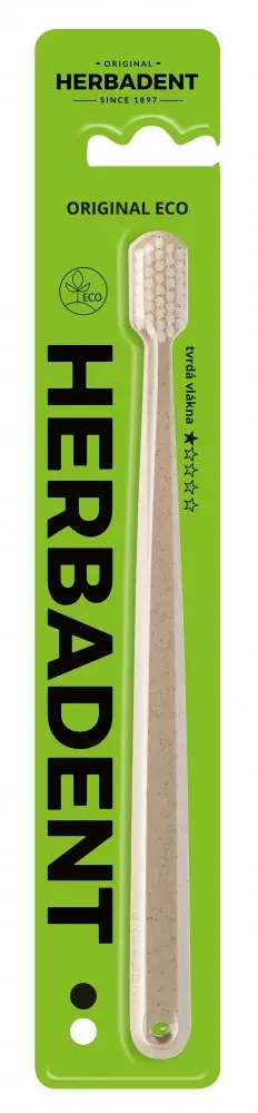 HERBADENT ORIGINAL ECO zubní kartáček tvrdý