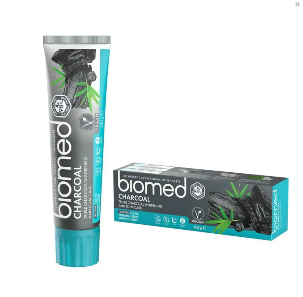 Biomed CHARCOAL zubní pasta BIO 100g