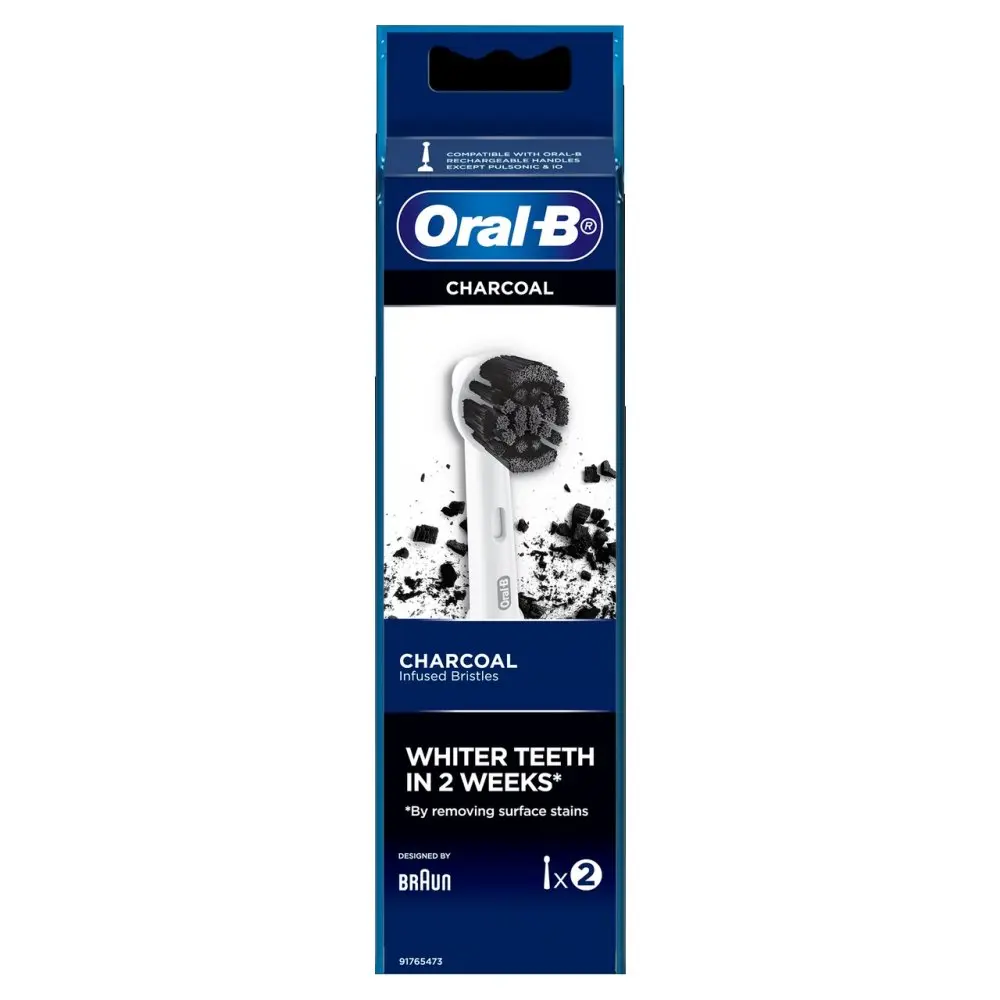 Oral-B PureClean Charcoal náhradní hlavice s černým uhlím, 2ks