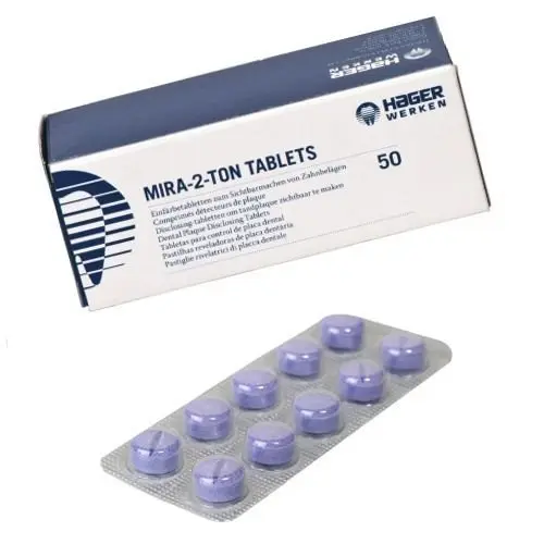 MIRA-2-TON tablety na detekci plaku, 50 ks