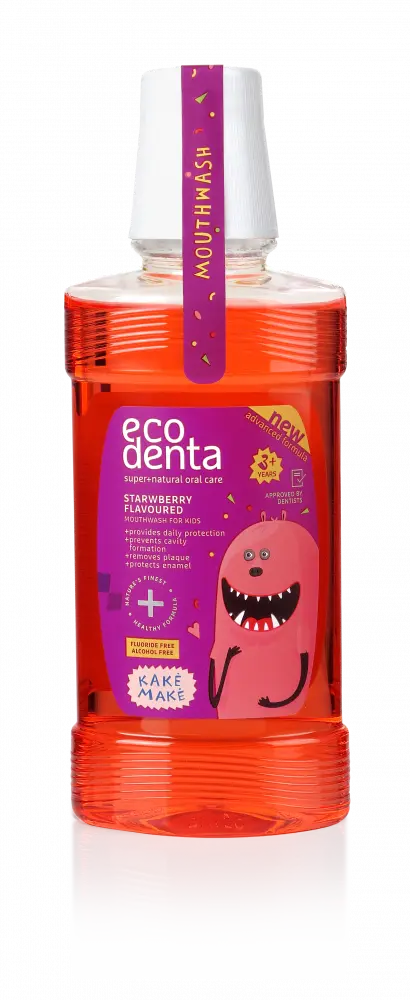 ECODENTA dětská ústní voda Kake-Make (jahodová), 250 ml