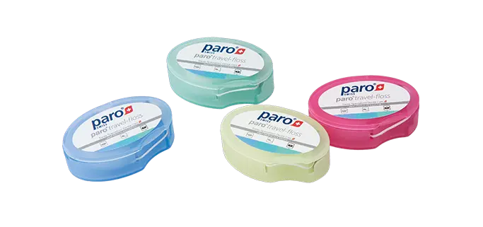 PARO Travel-Floss cestovní zubní nit voskovaná, 5 m