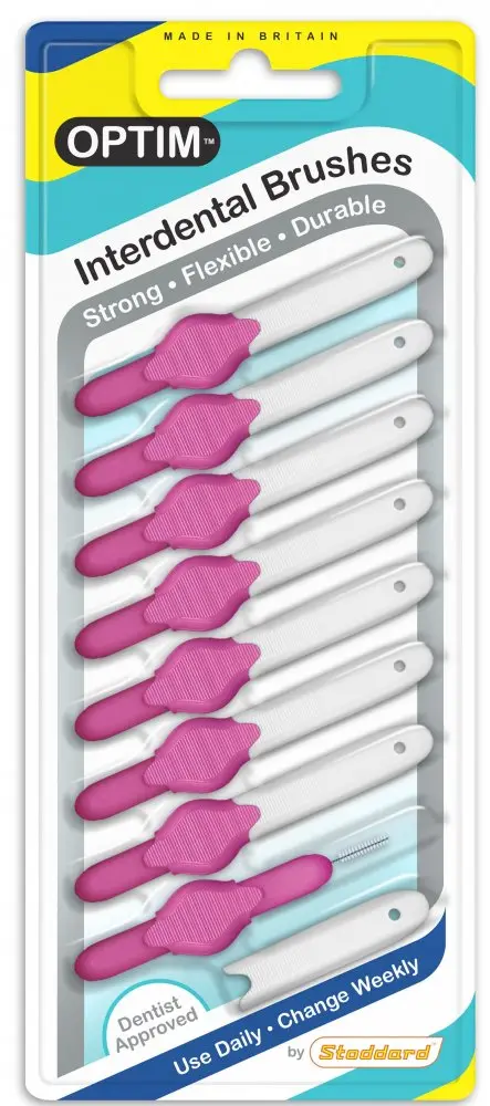 Stoddard Soft mezizubní kartáčky 0,7 mm (růžové), 8 ks