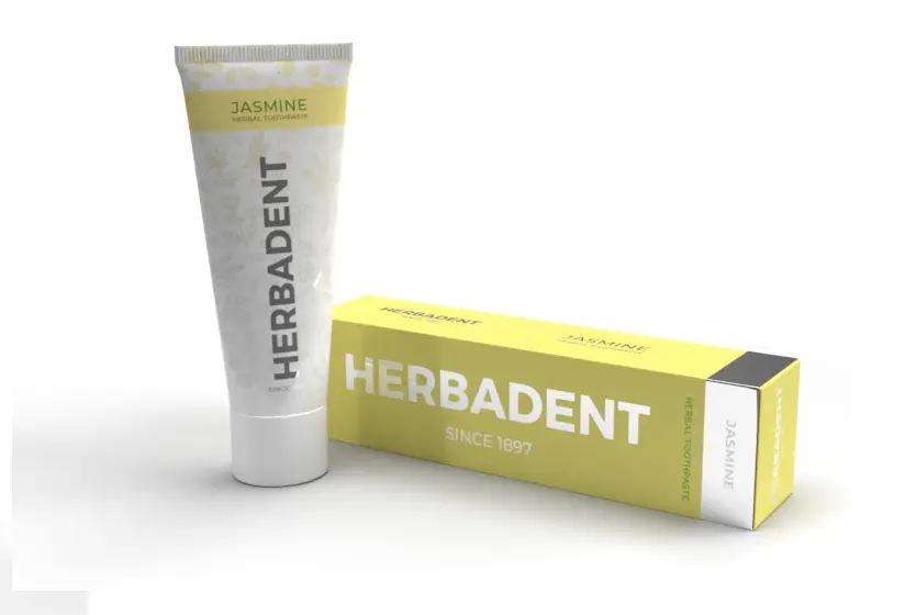 Herbadent JASMINE Bylinná zubní pasta s příchutí jasmínu, 75 g
