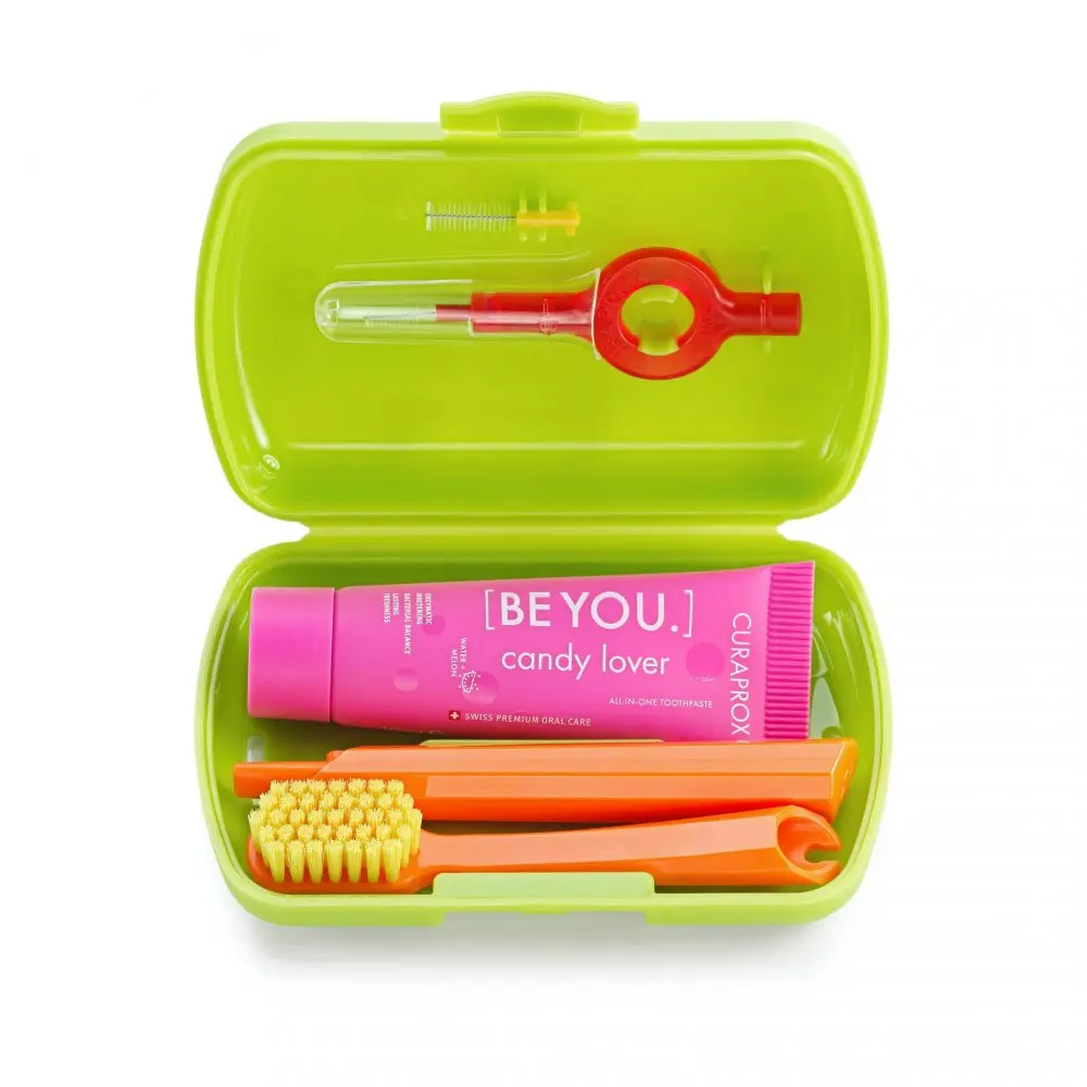 Curaprox Travel set zelený
