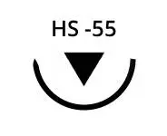 Chirurgické sterilní jehly HS-55, 48 ks