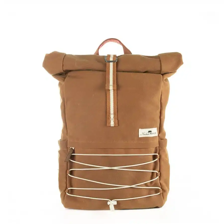 Alaskan Maker Rolovací vintage batoh Kenai Mustard 16l