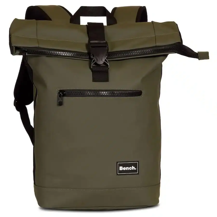 Bench Nepromokavý roll-top batoh Hydro tmavě zelená 20l