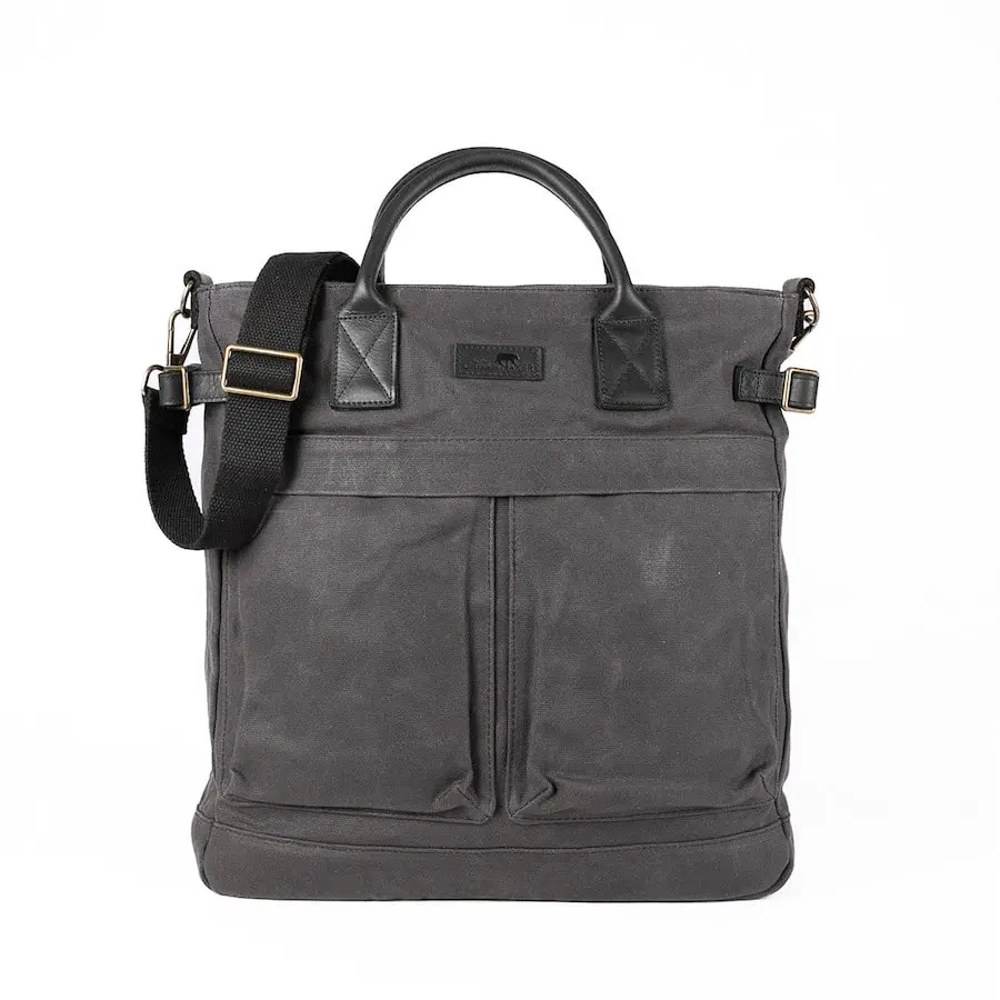 Alaskan Maker Pánská vintage taška Fairbanks Black 13l