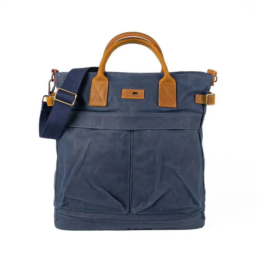 Alaskan Maker Alaskan Maker Pánská vintage taška Fairbanks Navy 13l