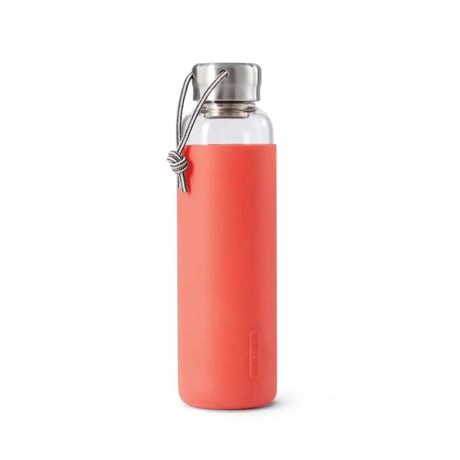 Black + Blum Skleněná láhev na vodu coral 600ml