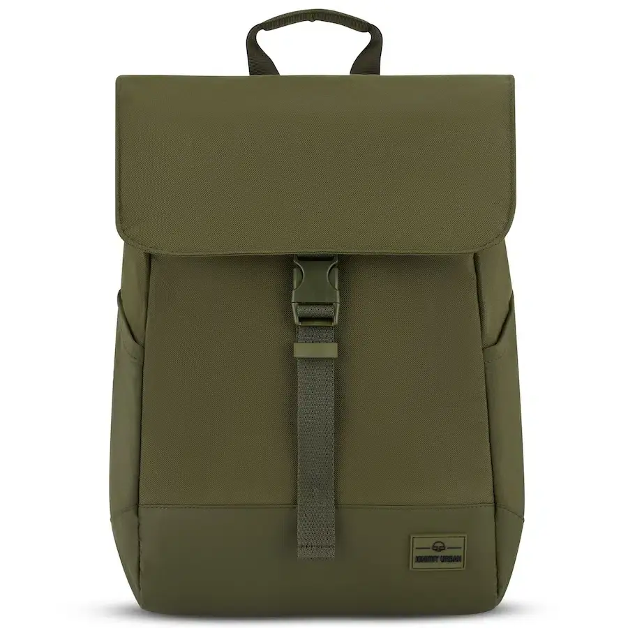 Johnny Urban Městský batoh s klopou Mika olive 15,5l