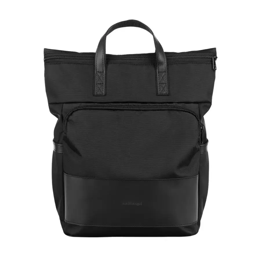 Milinal Městský batoh na zip Solver Mini black mat 14l