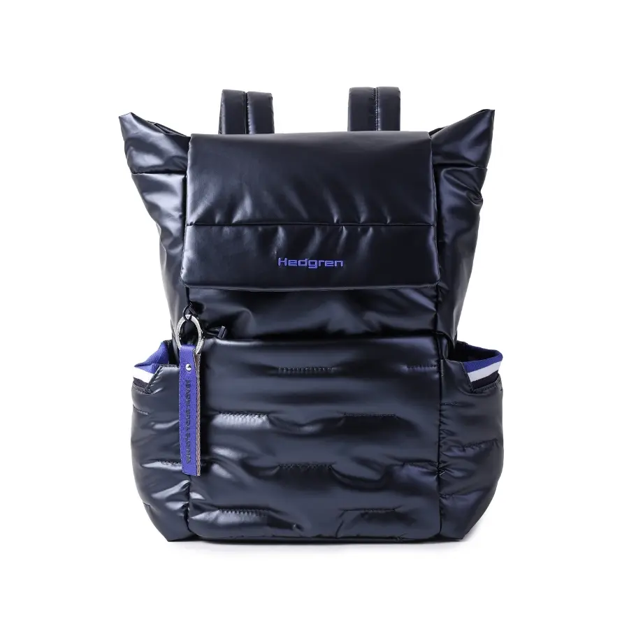 Hedgren Prošívaný městský batoh Cocoon Billowy Peacoat Blue 15l