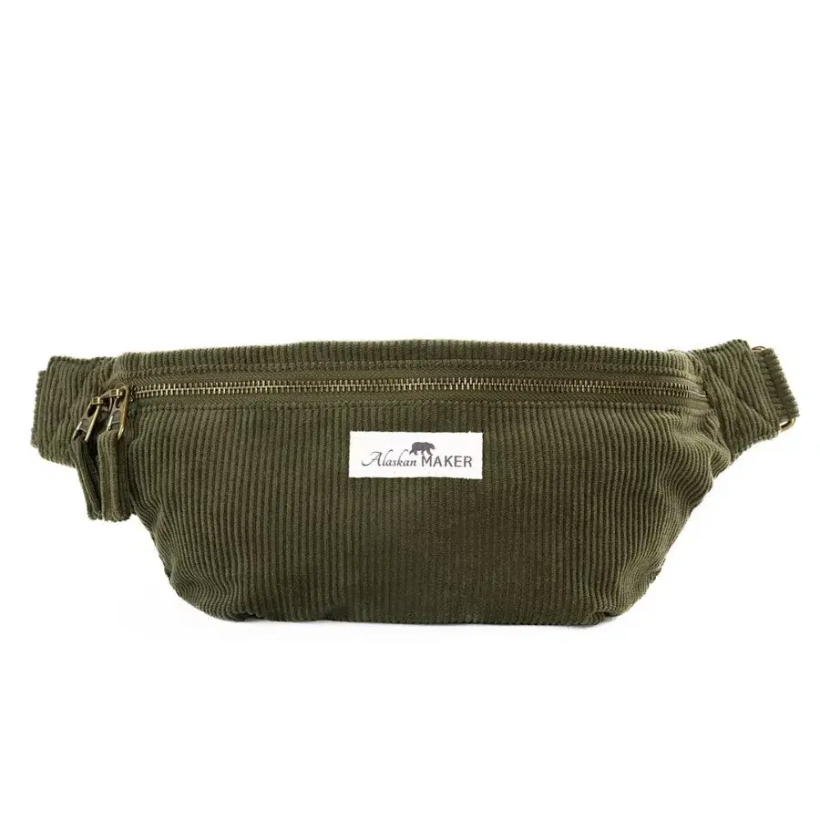 Alaskan Maker Manšestrová crossbody ledvinka Willow