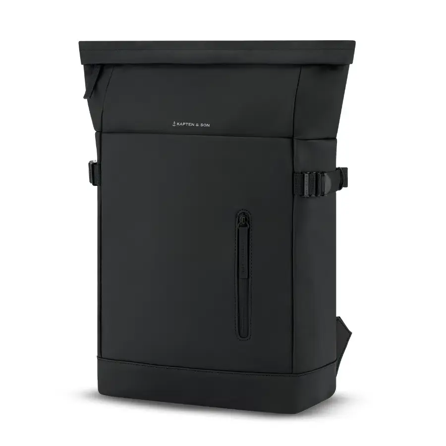 Kapten & Son Minimalistický batoh Helsinki all black 16l