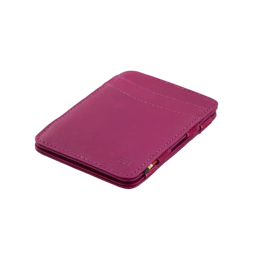 Garzini Kožená peněženka na karty Urban Raspberry