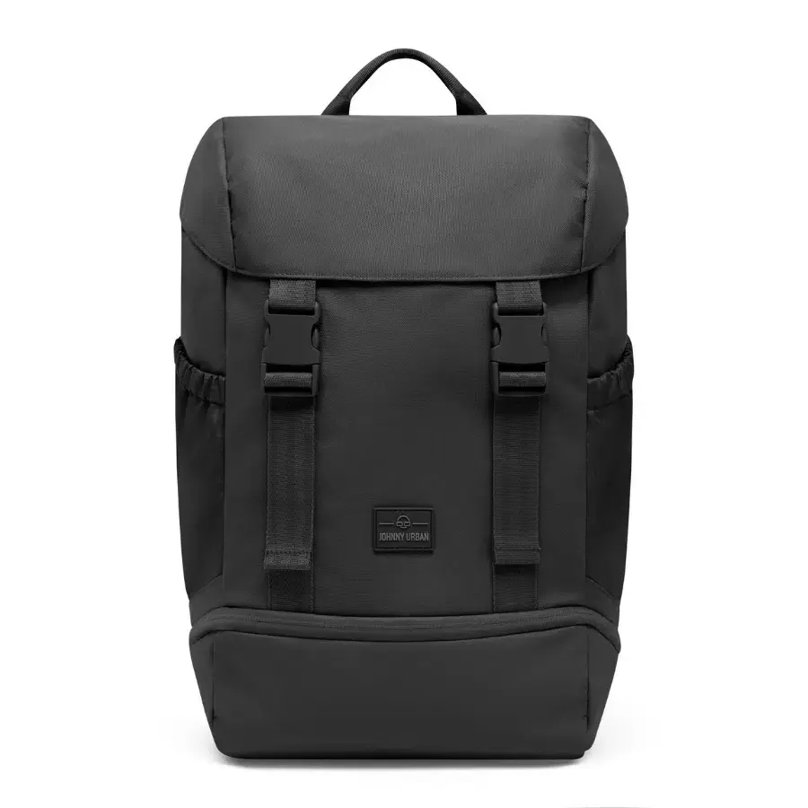 Johnny Urban Městský batoh s klopou Nico černý 18l