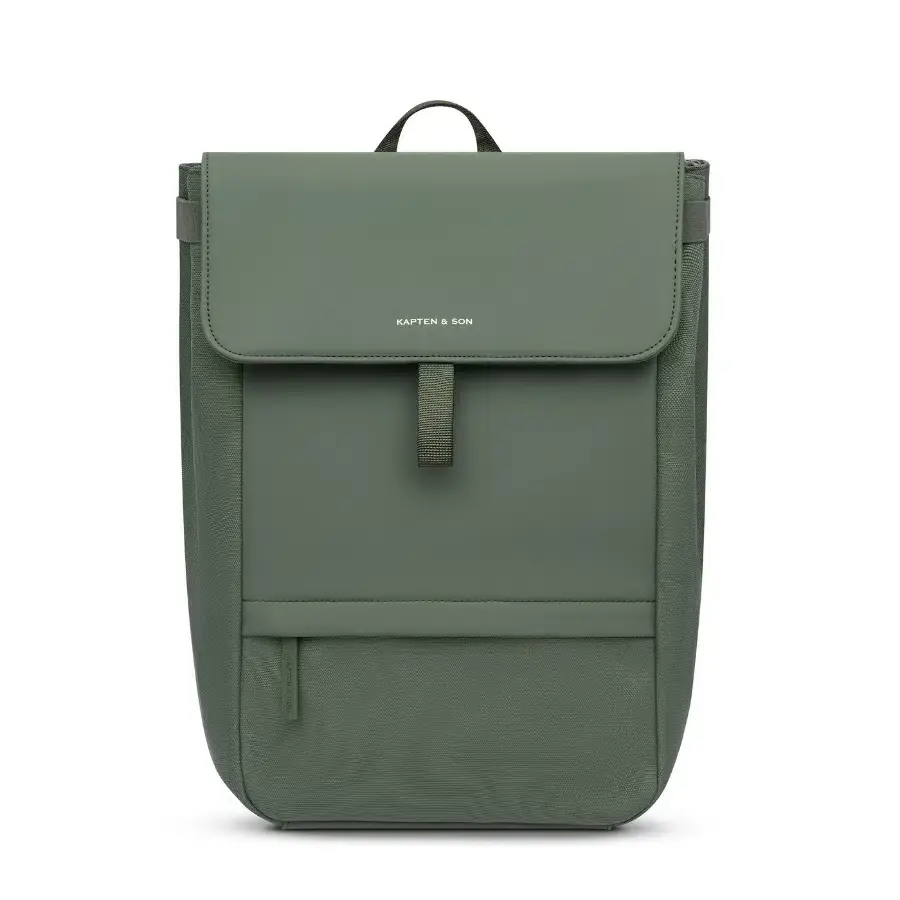 Kapten & Son Dámský batůžek s klopou Fyn Dusty Green 13l