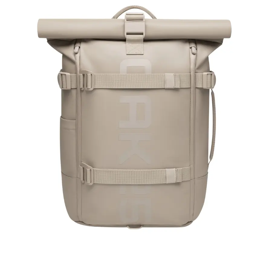 Oak25 Nepromokavý cestovní reflexní batoh Luminite Rolltop sand 27l