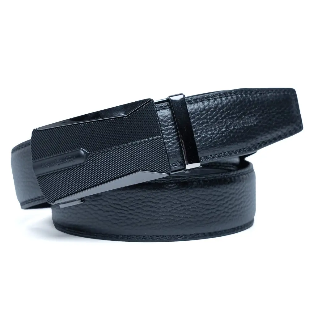 Pierre Cardin Kožený panský opasek 554 NERO Černá 554-hy08-NERO