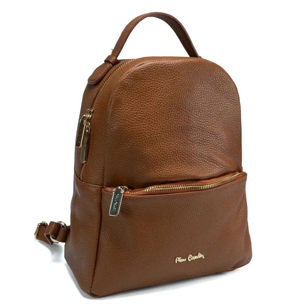 Pierre Cardin Dámský kožený batoh  55082 FRZ DOLLARO CUOIO       Objem
8 L