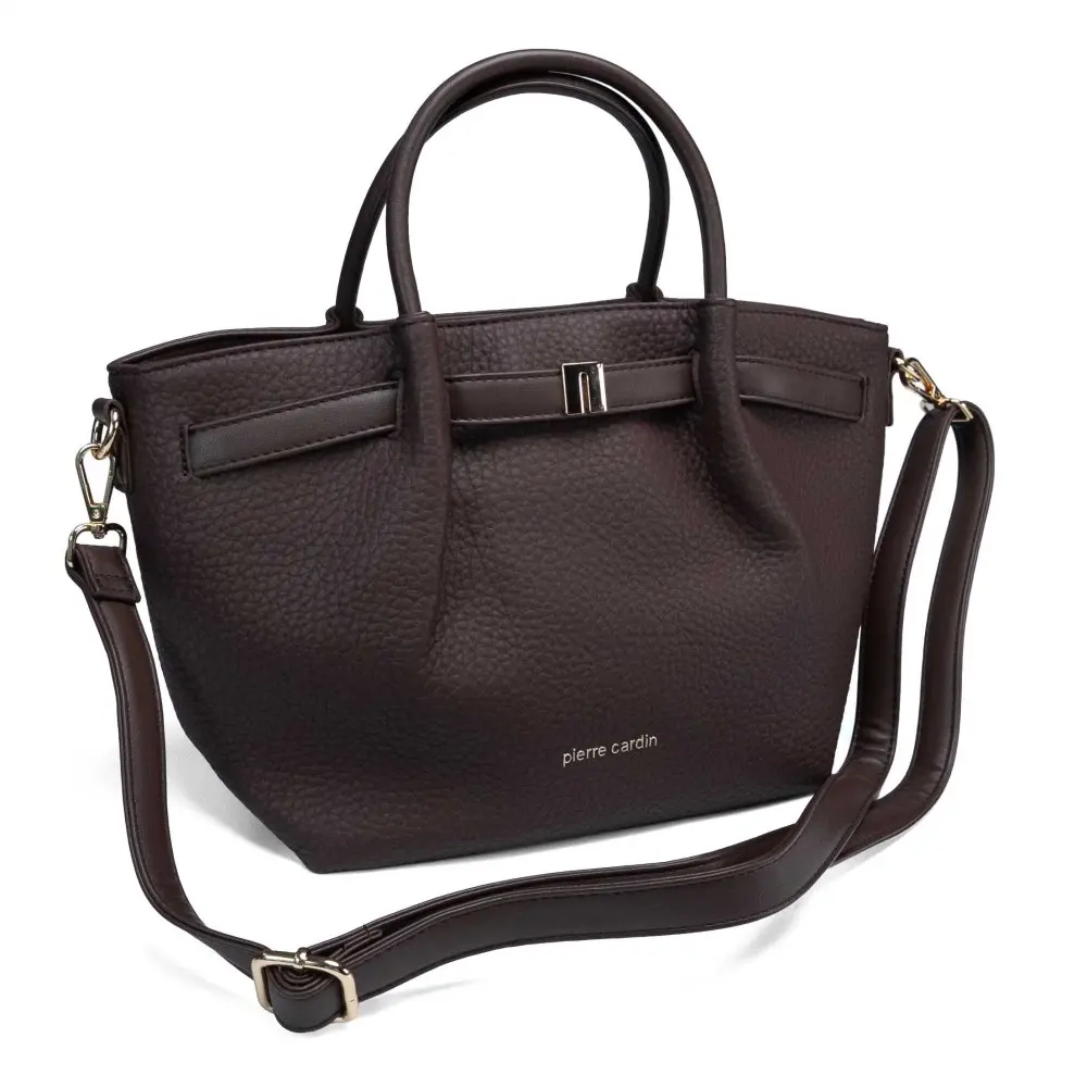 Pierre Cardin Dámská kabelka  OSLO17 13563 tmavě hnědá  Hnědá 13563-D.BROWN