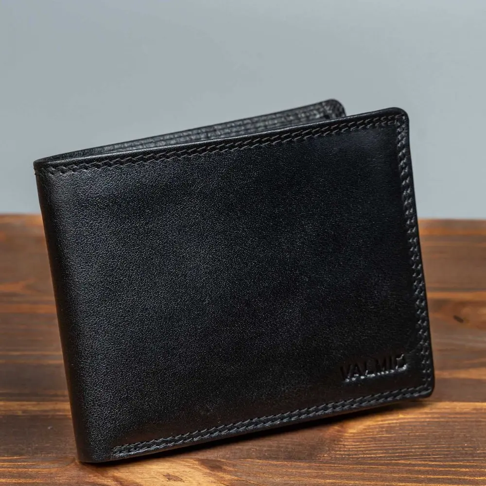VALMIO Pánská peněženka  Classic Black Černá
