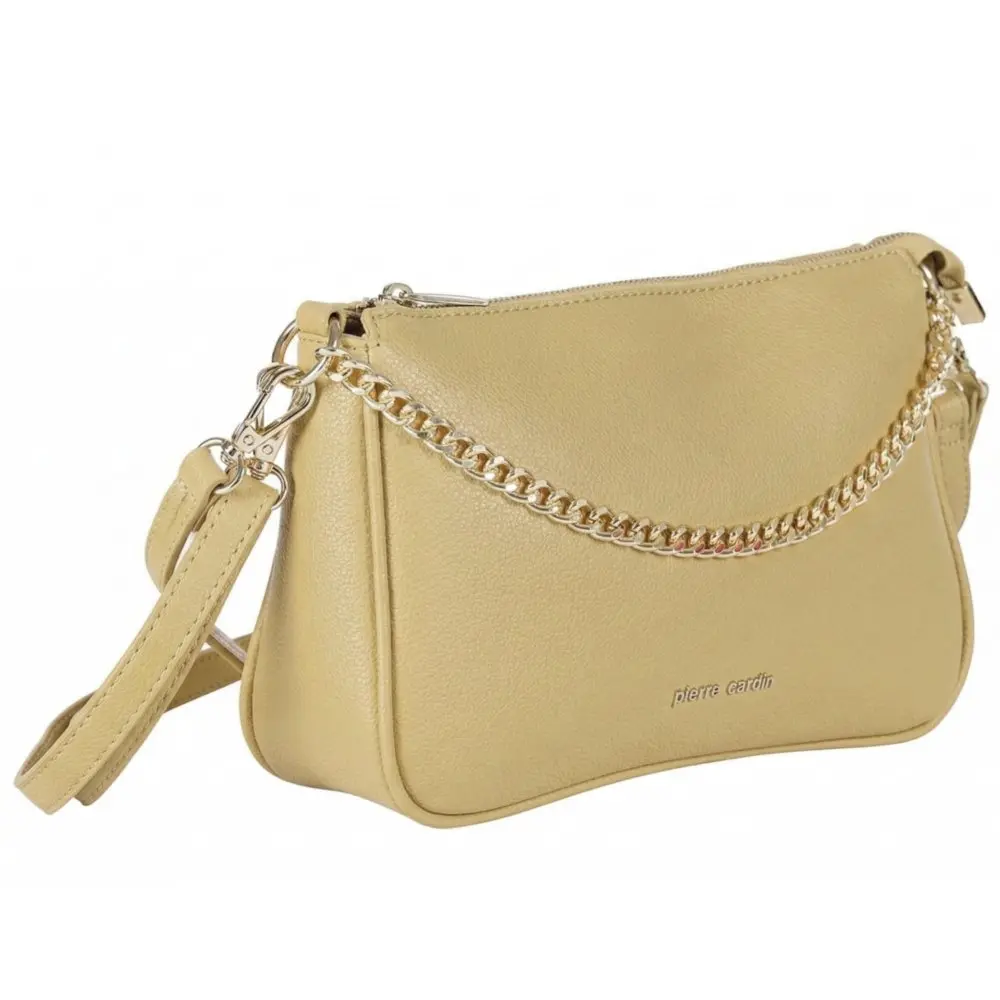 Pierre Cardin Elegantní dámská kabelka 3773 Žlutá Žlutá 3773-YELLOW
