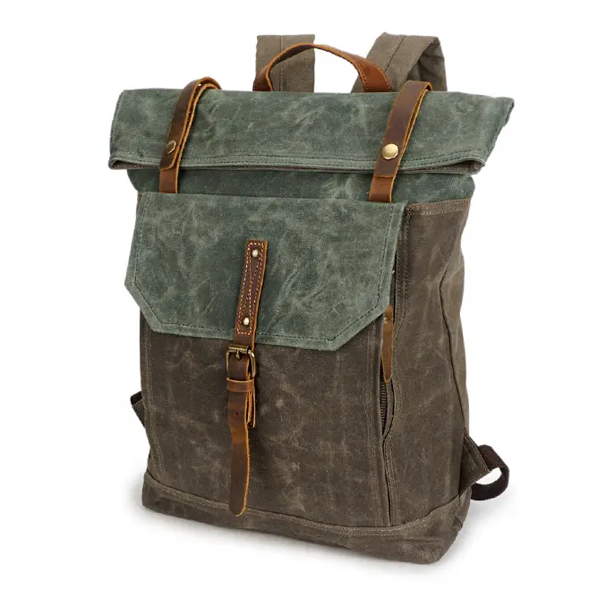 VALMIO Batoh Genty Army Green Zelená Objem
18 L