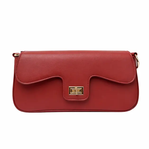 Pierre Cardin Elegantní dámská kabelka  2001 Červená  Červená 2001-RED