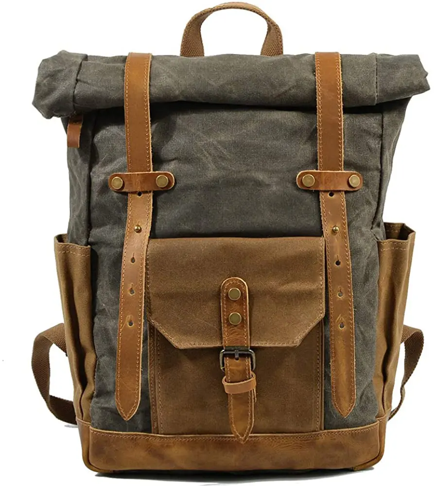 VALMIO Městský batoh Gwood - olivový Zelená Objem
15 L