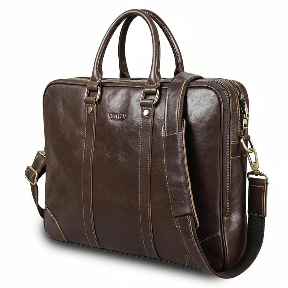 VALMIO Kožená brašna na notebook Torino Classic/16″