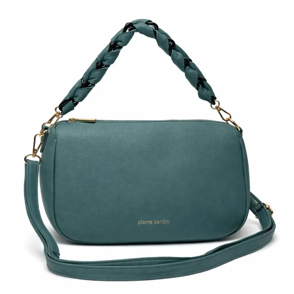 Pierre Cardin Kabelka z ekologické kůže WX21 306 Verde Zelená 306-GREEN