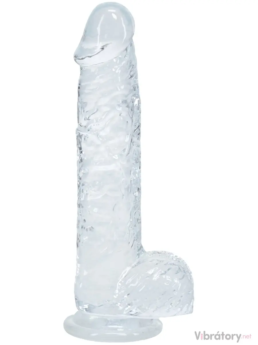 Realistické dildo s varlaty a přísavkou RealRock 5"