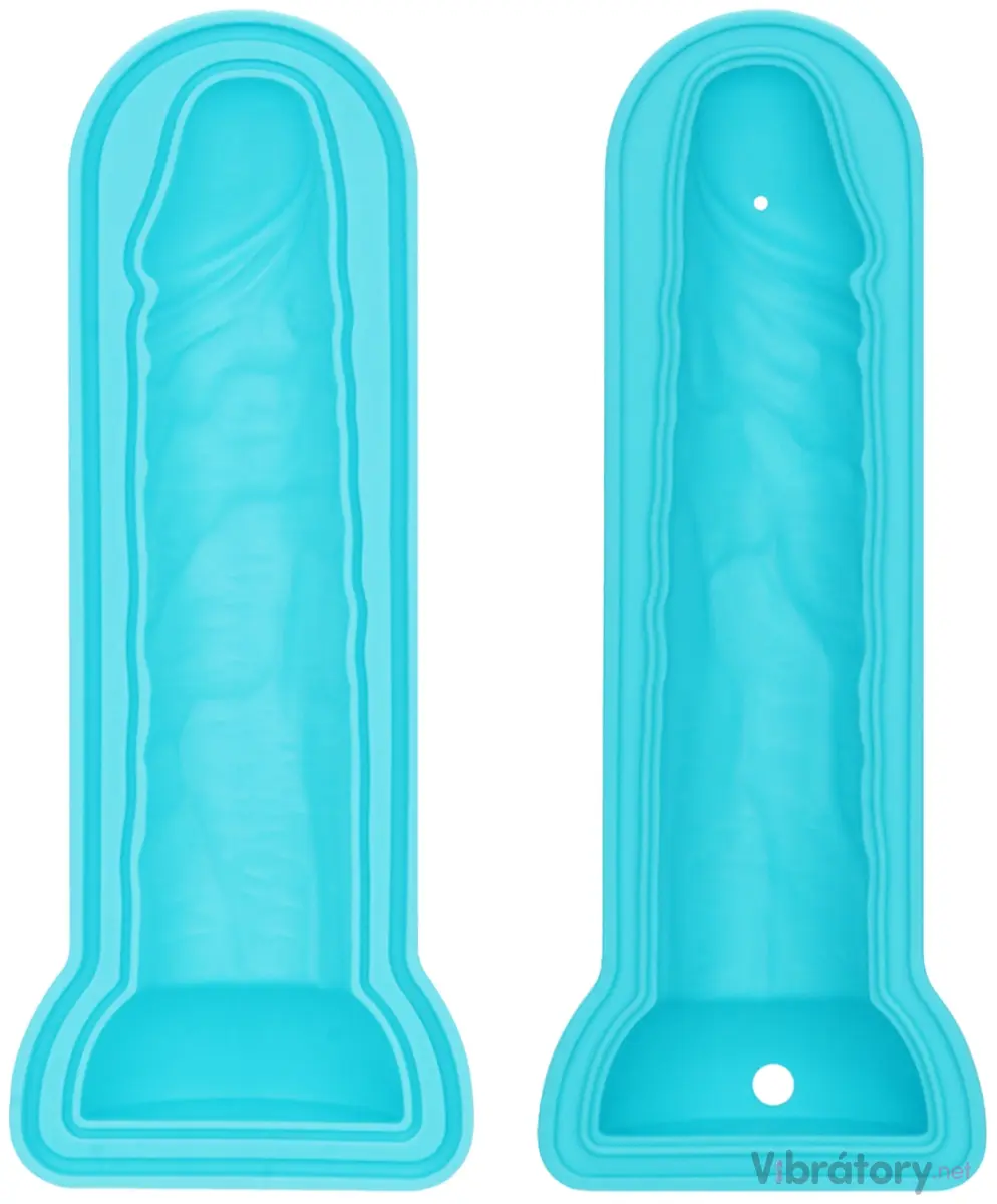Silikonová forma na penis z ledu Realistic Penis