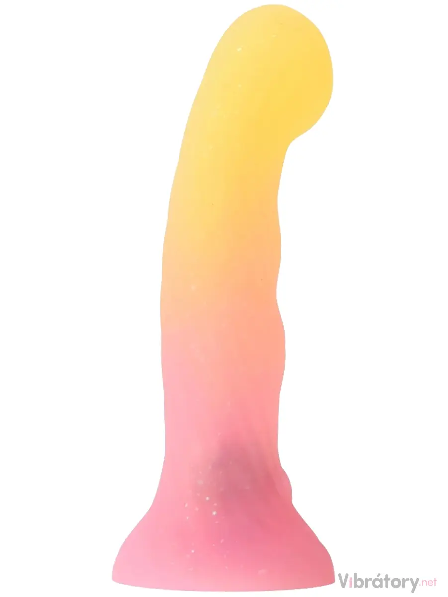 Svítící silikonové dildo s přísavkou Sugar Bomb