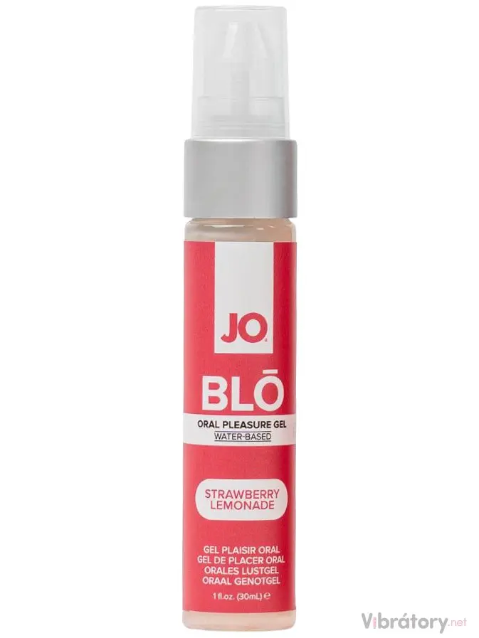 Gel na orální sex System JO BLŌ Strawberry Lemonade, 30 ml
