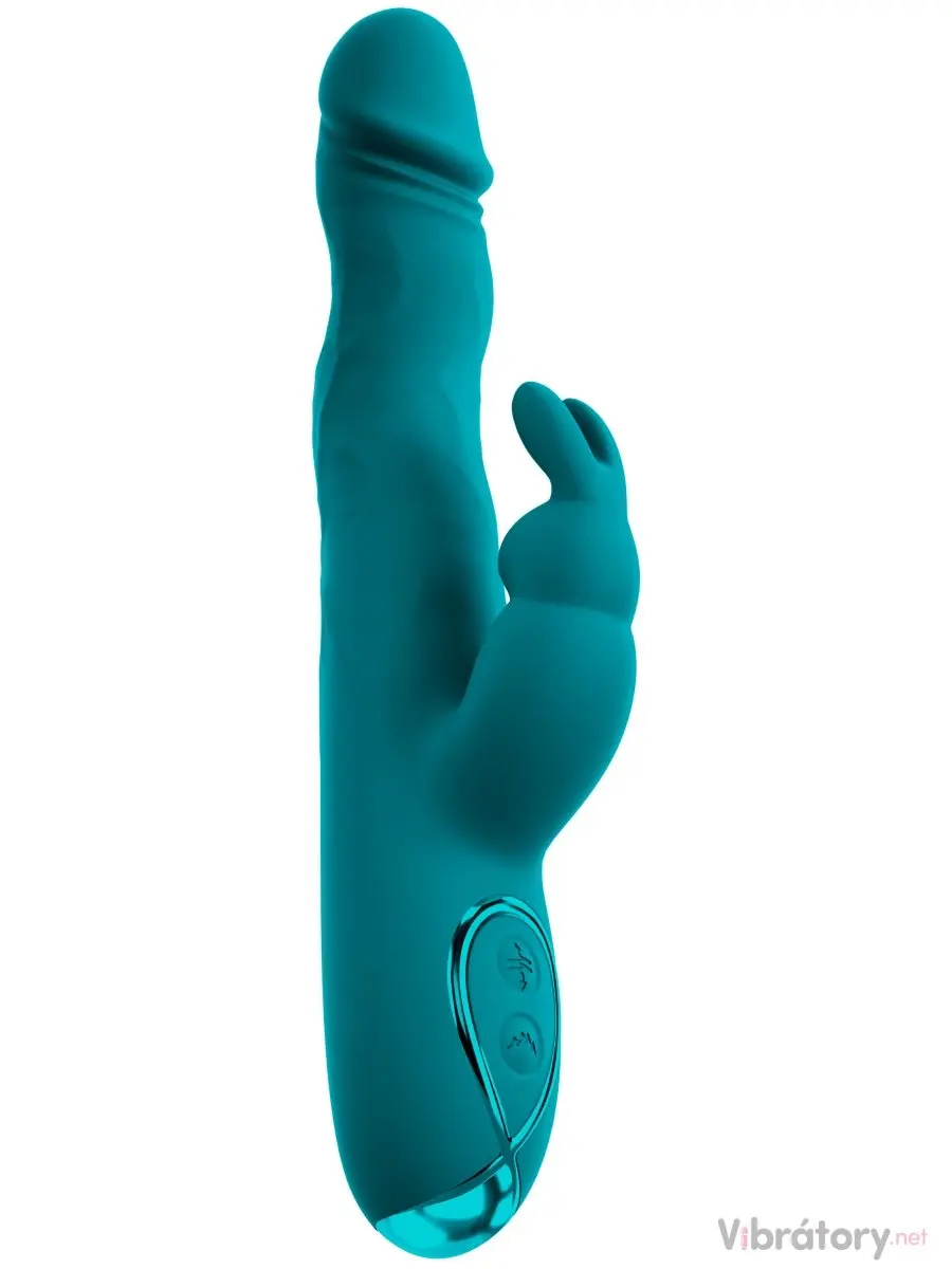 Vibrátor s králíčkem a vlnivým pohybem Sweet Smile