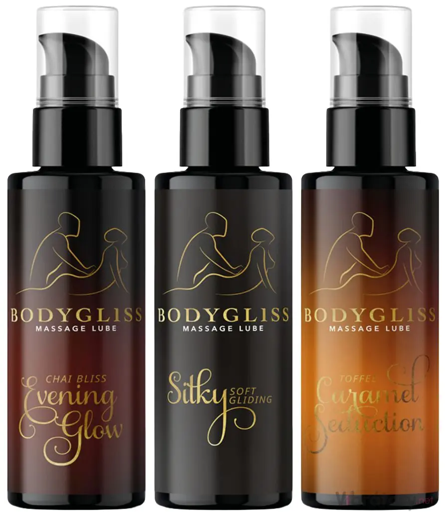 Sada masážních gelů/lubrikantů Velvet Indulgence, 3× 50 ml