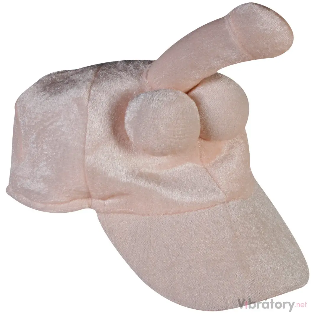 Kšiltovka s plyšovým penisem