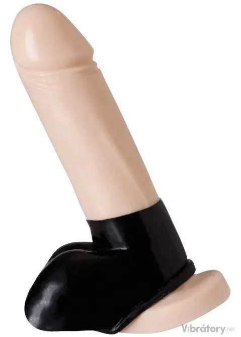 Rimba Látex Play Penis and Testicles Ring